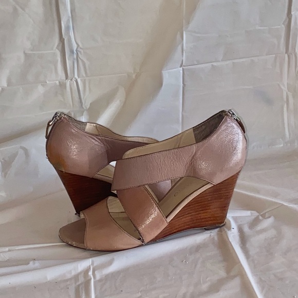 Franco sarto women’s nude wedges good condition - Picture 2 of 2